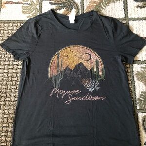 H&M Black Desert Graphic Tee